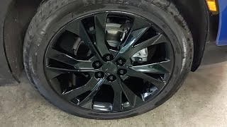 2021 Chevy Blazer gets black wheel center caps and lug nuts