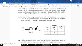 Digital Logic Design .. Experiment 1 .. NAND GATES screenshot 5
