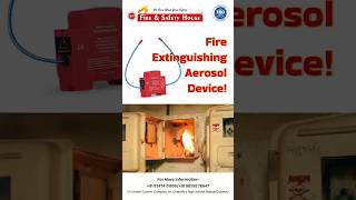Stop electrical fires before they spread with smart Fire Aerosol protection.#viral
