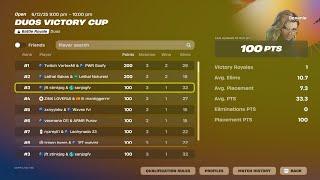 How To Win A Duo Victory Cash Cup Game