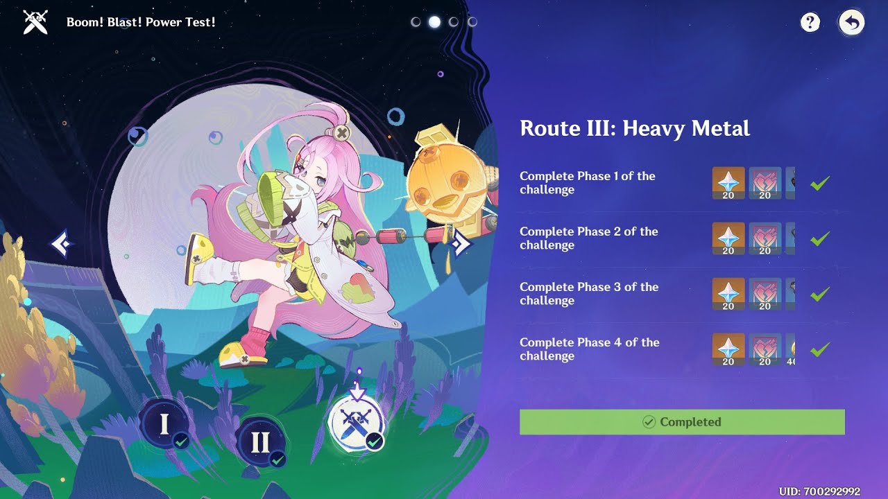 Boom! Blast! Power Test! - Route III: Heavy Metal | Clink Clank Clash [ Genshin Impact ]