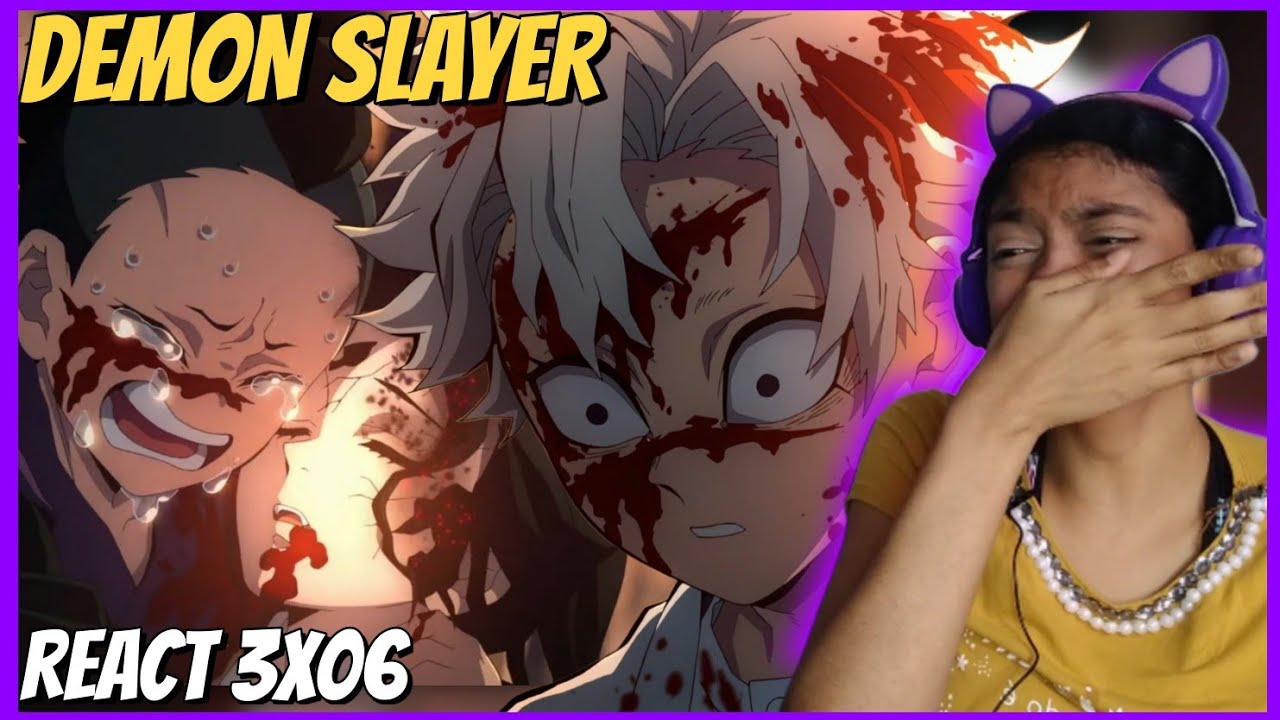 GENYA VAI MORRER?! 😭 TRISTE PASSADO DO SANEMI! React Demon Slayer EP. 6  Temporada 3 - KIMETSU 