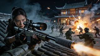 敵軍重兵圍剿！最強狙擊手百公尺外精準狙擊手，一路反殺成功突圍！⚔️ 抗日 MMA _ Kung Fu #action  #女特工電影 #槍戰 #動作 #抗日電影