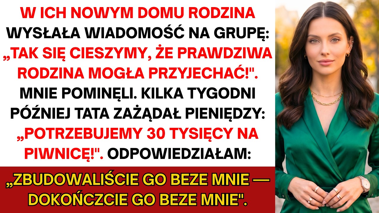 Najgorszy dzień w mojej karierze kończyłam na kanapie, w marynarce i bez szpilek, gdy telefon zawibrował. Mama wysłała na grupę rodzinną zdjęcie: wszyscy — rodzice, brat, jego żona, kuzyni —...