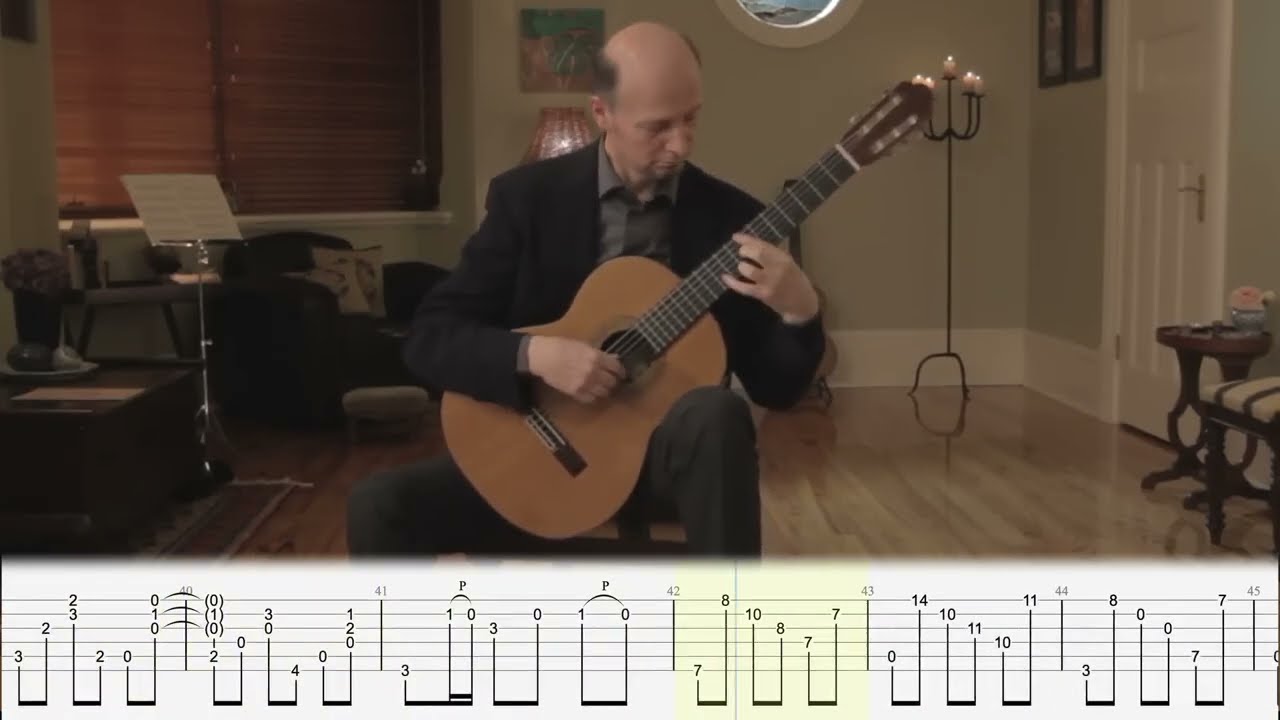 What A WONDERFUL Performance Of Such A Beautiful Classical Guitar Piece  TAB