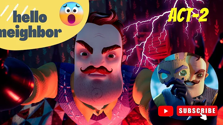 Android Game : Hello Neighbor - ACT 2 | Horror | How to find Red Key to Escape (Easiest Walkthrough)