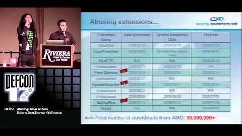 DEFCON 17: Abusing Firefox Addons
