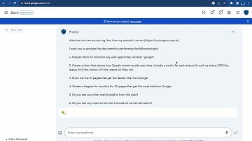 How to Leverage Google Bard for Server Log Analysis in SEO