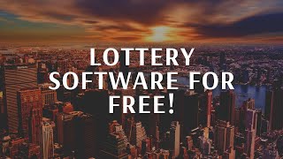 LOTTERY SOFTWARE-FREE LOTTERY SOFTWARE screenshot 2