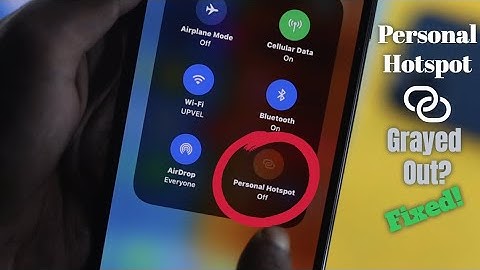 How to Fix Hotspot if Greyed Out on iPhone! [iOS]