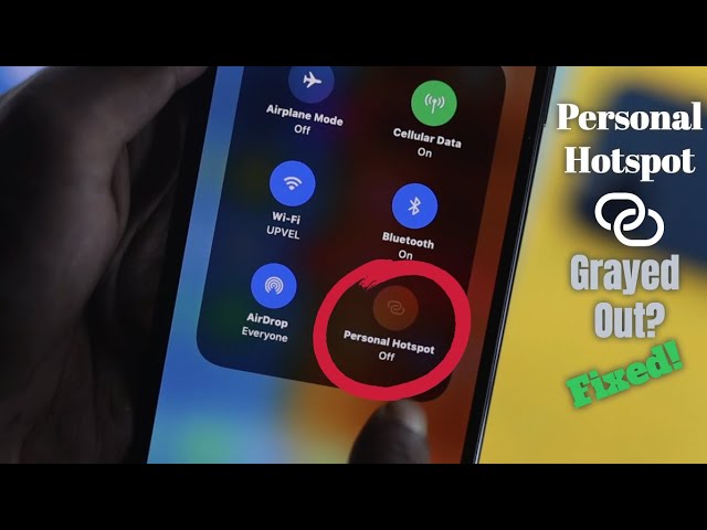 How to Fix Hotspot if Greyed Out on iPhone! [iOS 15] class=