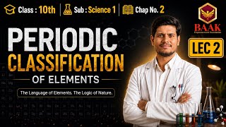 PERIODIC TABLES | Lecture 02 | SSC Board 2026 Class 10th | Science