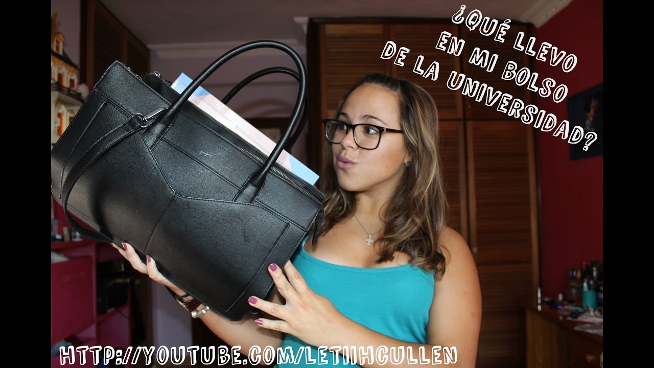 ¿QUÉ LLEVO EN MI BOLSO DE LA UNIVERSIDAD? | BACK TO SCHOOL 2016-2017 | LetiihCullen