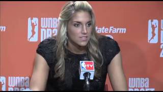 Elena Delle Donne after being drafted by Chicago Sky in 2013 WNBA Draft