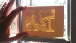 PVC Lithopane From Flattened 2 Pipe