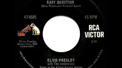 1965 HITS ARCHIVE: (Such An) Easy Question - Elvis Presley (mono 45) (#1 A/C)