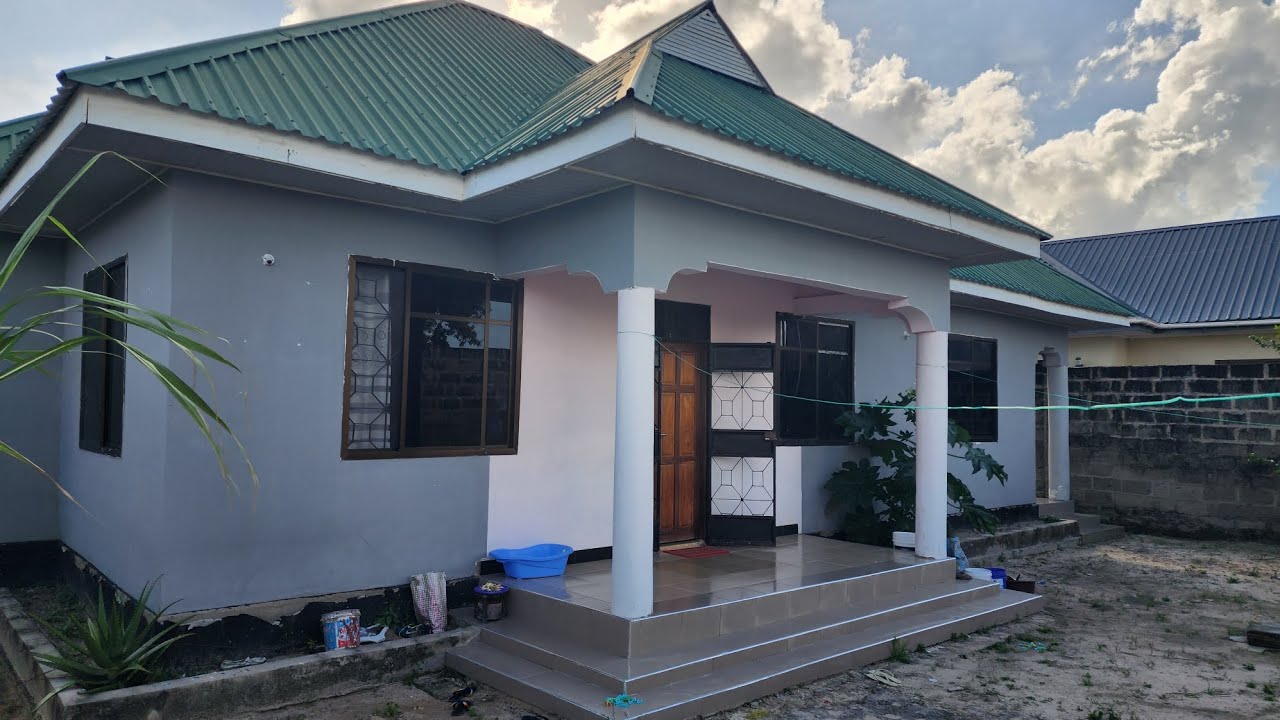 ☎️0674285326 NYUMBA INAUZWA KIGAMBONI KIBADA MIL 65 KIWANJA SQM 500 HATI KAMILI YA WIZARA VYUMBA V3