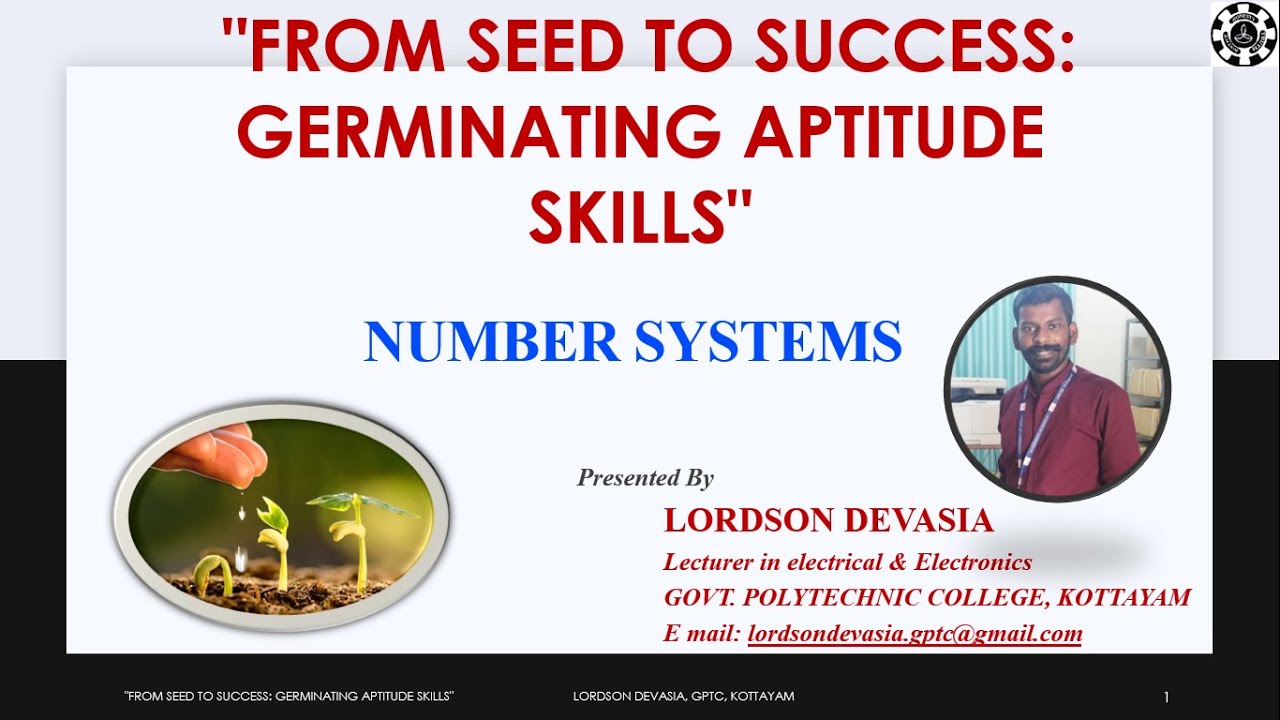 Aptitude Training | Placement | Number Systems | Session 01 | By ...