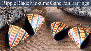 Have you tried Clay Mokume Gane with a Ripple Blade? - Folded Earring Tutorial