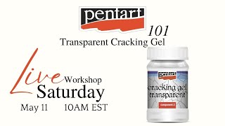 Pentart 101 - Episode 15 - Transparent Cracking Gel