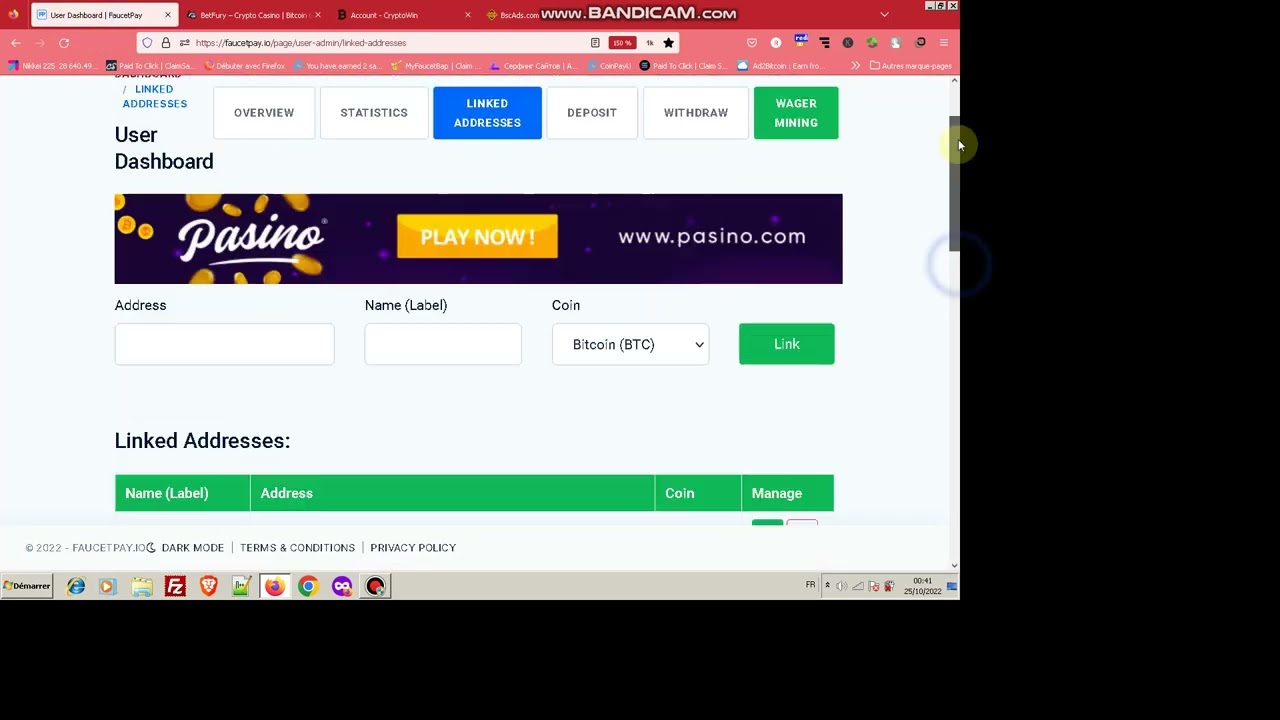 CryptoWin - Bitcoin Faucet &amp; Rewards Platform  proof paiyment