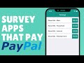 5 Survey Apps That Pay You Cash via PayPal for iOS and Android