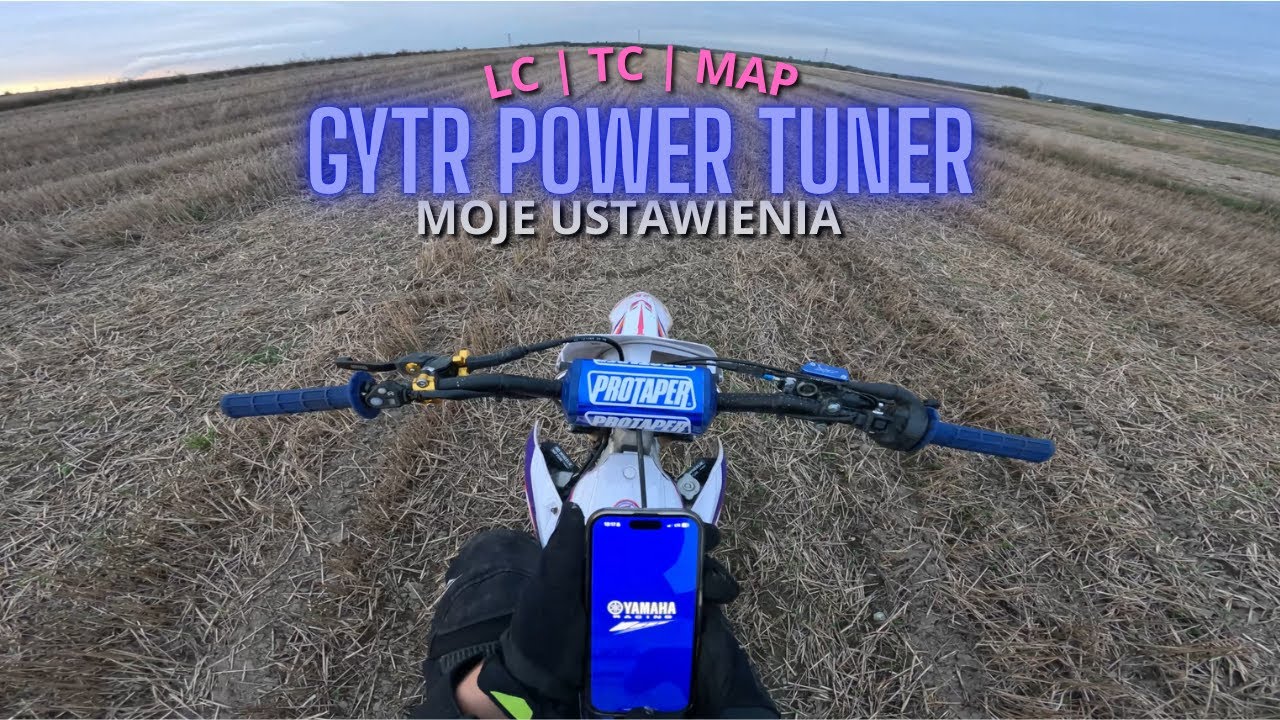 USTAWIENIE MOTOCYKLA ZA POMOCĄ APLIKACJI - YAMAHA YZF 450 2024  / LAUNCH CONTROL / KONTROLA TRACKJI