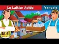 Le laitier avide  the greedy milkman story in french  contes de fes franais frenchfairytales