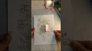 final part easy painting ideas 🌷 #drawing #art #artist #trending #artwork #shorts #viral