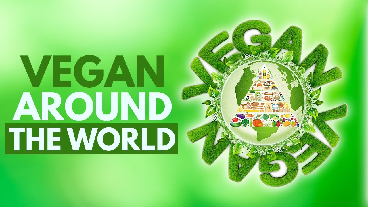 Vegan Around The World | Fried Mushroom Burger | Vegan Burgers