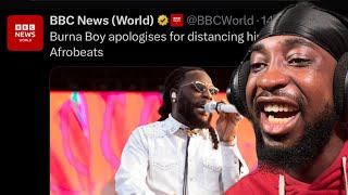 Celebrity WHATS HAPPENING 😳?? BURNA BOY APOLOGIZES FOR DISTANCING HIMSELF FROM AFTOBEATS | THEBOYFROMOJO REACT Profile