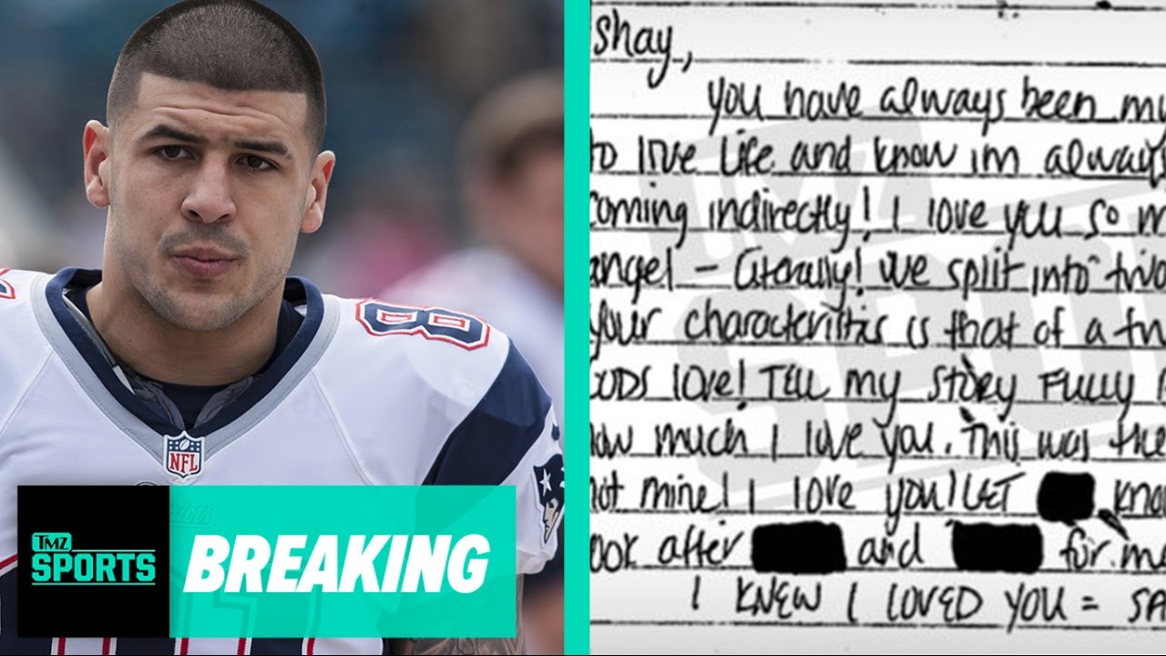 Aaron Hernandez's Suicide Note To Fiancee Released: 