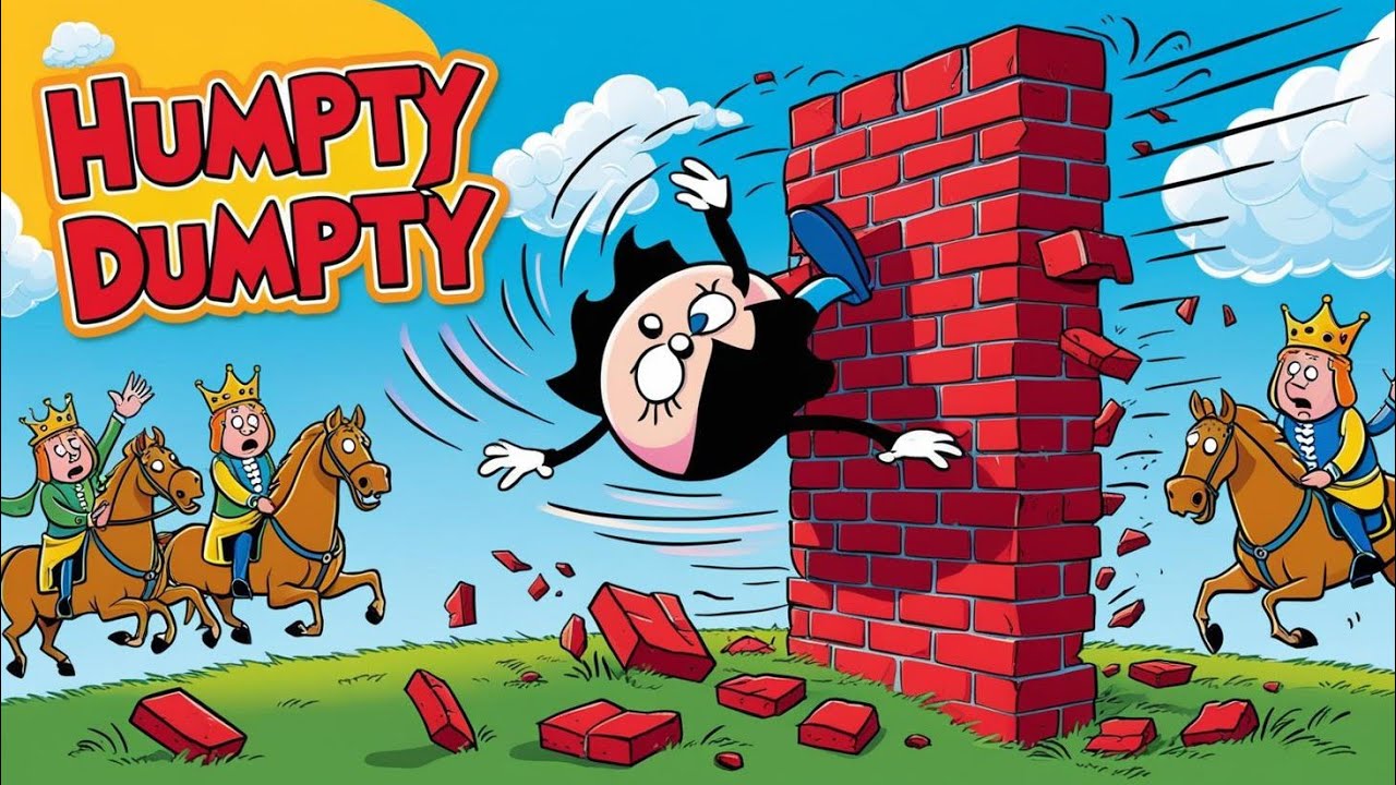 "Humpty Dumpty Sat on a Wall – Fun Nursery Rhyme for Kids|Baby Rhyme"|