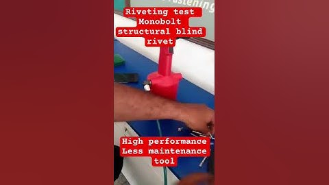 Riveting test structural blind rivets #shorts_video