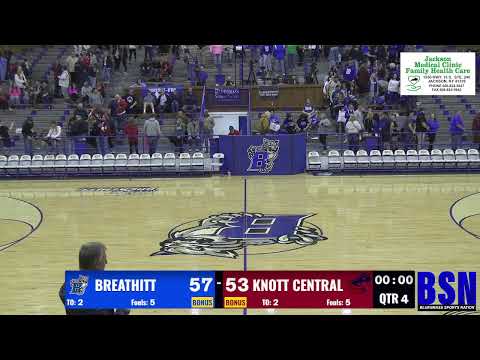 High School Boys Basketball -Breathitt County Bobcats vs. Knott County Central Patriots - 02/09/2024