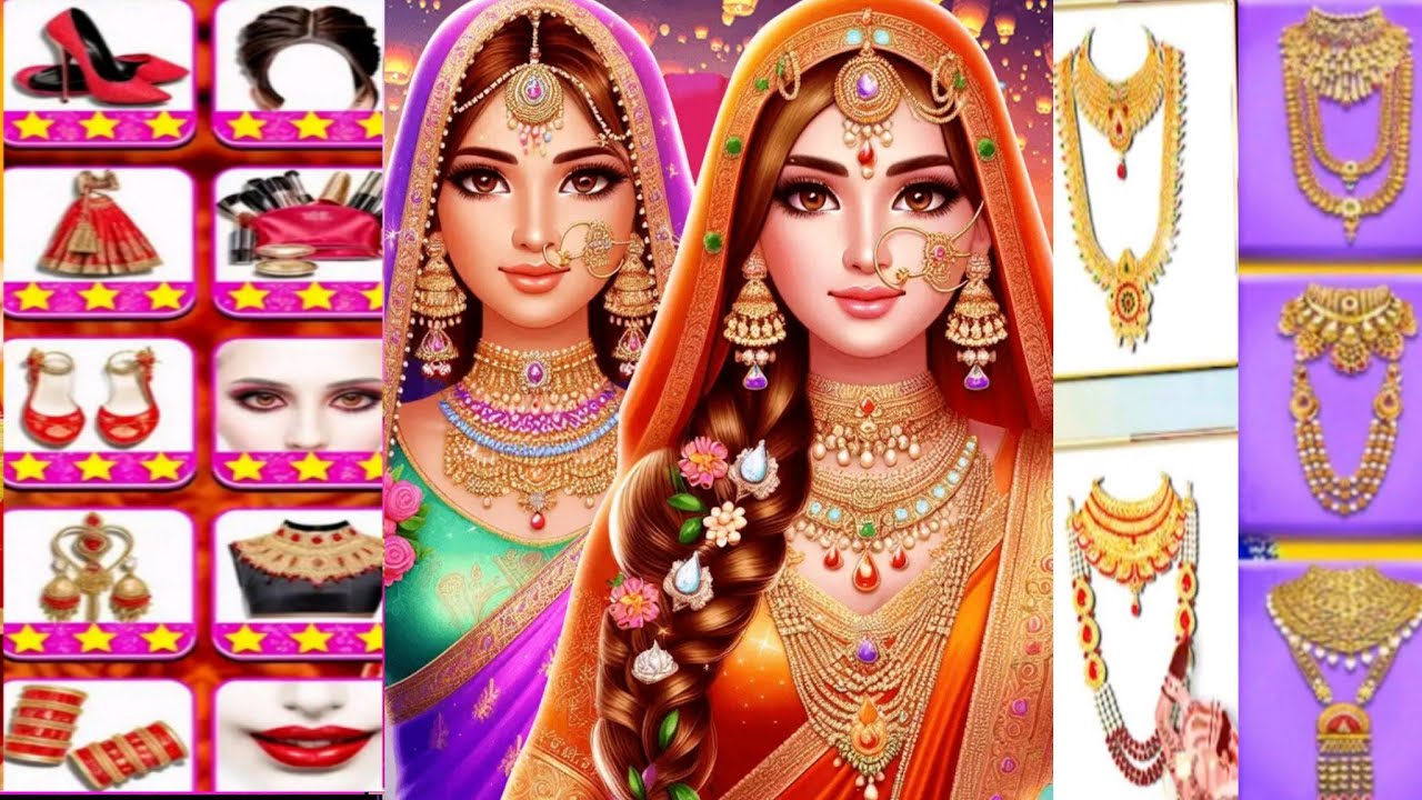 ready Spa girl wedding makeup and girl salon makeover jewellery shop ...