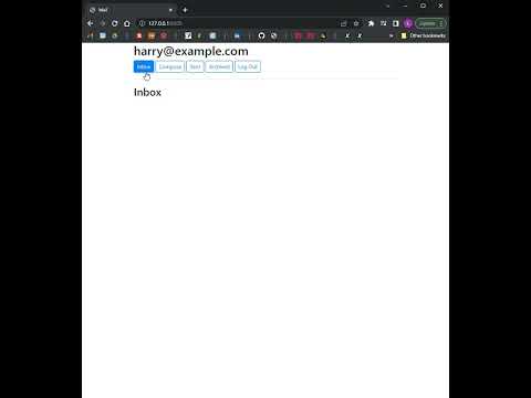 CS50W - Project 3 - Mail