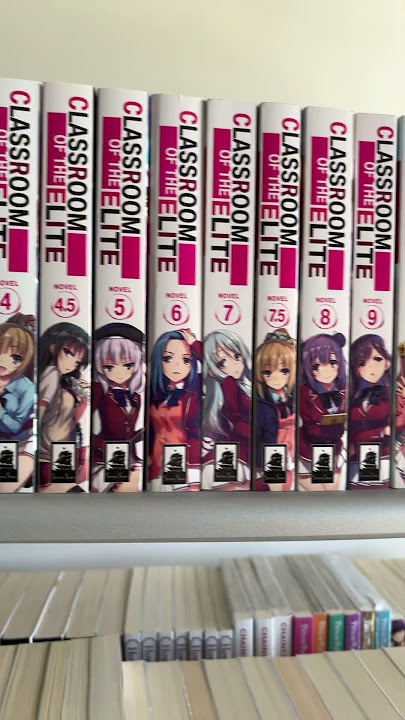 Classroom of the Elite light novel volumes collection.