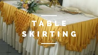 Famous Table Skirting Profile