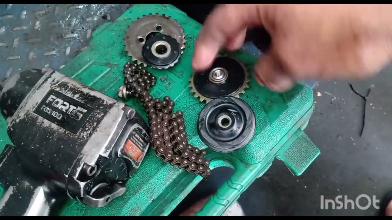 Troca de corrente de comando jet 125