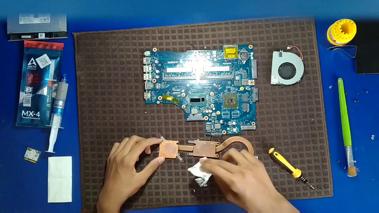 LAPTOP ASSEMBLY AND TEAR DOWN AND THERMAL PASTE REPLACEMENT FOR DELL INSPIRON 15R 5537