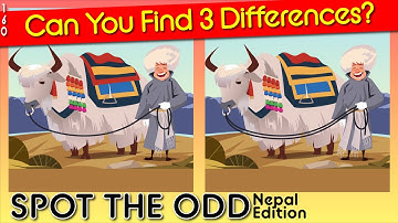 Brain break - Nepal | Game 160 | find 3 differences | How good are your eyes? (Jack Torr special)