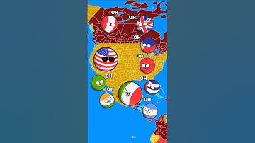 Mexico🇲🇽 vs USA🇺🇸 Roast battle in Nutshell Pt4 #countryballs #shorts #viralshorts