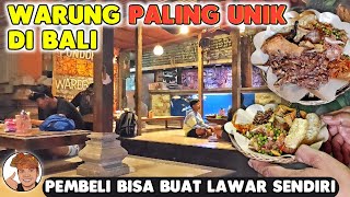 SATU-SATUNYA WARUNG DI BALI PEMBELI BOLEH BUAT LAWAR SENDIRI - WARUNG PONDOK RARE