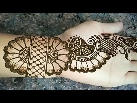 Repeat Easy Mehndi Design Front Hand Arabic Mehndi Design Easy