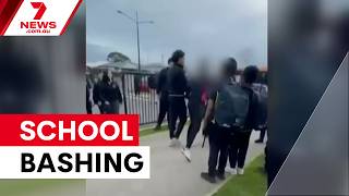 Father bashed by martial arts student at Wollert school | 7NEWS