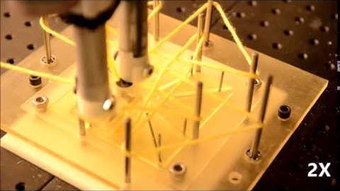 Robotic device to tie a cloverleaf knot (2014)