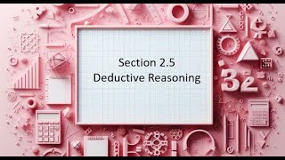 2.5 Deductive Reasoning