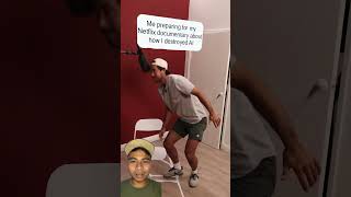 I forgot the chair was fake 🤦‍♂️🪑