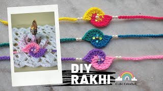 Easy DIY Crochet Rakhi || Handmade Rakhi and Friendship Band at home